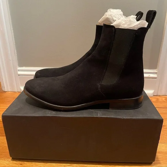 Oro boots size 8 Brown Suede Chelsea Boots ORO Los Angeles Classic Burgundy Chelsea Boots 6 Men main image 2